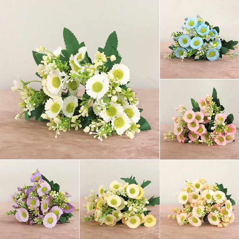 1PC Τεχνητά Λουλούδια Real Touch Artificial Moth Orchid Butterfly Orchid Peony Daisy For Home Table Wedding Festival Decoration