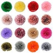 5 buc 4 6 8 10 12 inch Hârtie igienica Pom Pom Poms Hârtie pentru petrecere de nuntă Pompon Flori pentru decorarea nunții Pompoane Aniversare Bebeluş