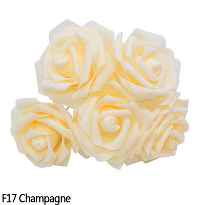 20.10.30 galviņas 8 CM jauni mākslīgie PE putuplasta rožu ziedi līgavas pušķis mājas ziedi kāzu dekorācijas albumu albums DIY Flower