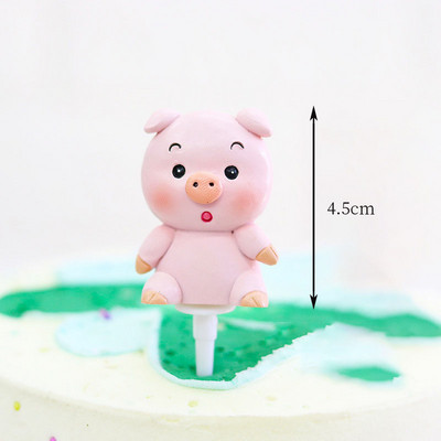 1db Farm Animal Party Cake Dekoráció Állat Torta Topper Kid Baby Shower Születésnapi Party Tortadekor Farm Animal Theme Party