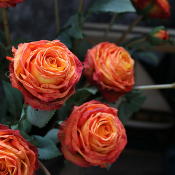 2021 нов 1 куп 2 изкуствени европейски божур чаена роза камелия копринено изкуствено цвете цвете Направи си сам домашна градина сватбена украса