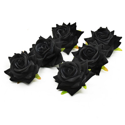 10 db Silk Roses Menyasszonyi Kiegészítők Tisztítás Művirágok Otthon Esküvői Dekoráció Barkácsolás Ajándékdoboz Fesztivál kellékek