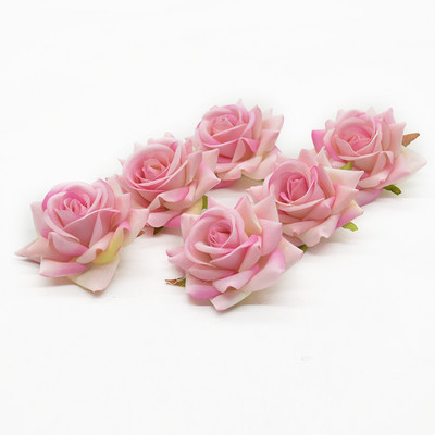 10 db Silk Roses Menyasszonyi Kiegészítők Tisztítás Művirágok Otthon Esküvői Dekoráció Barkácsolás Ajándékdoboz Fesztivál kellékek