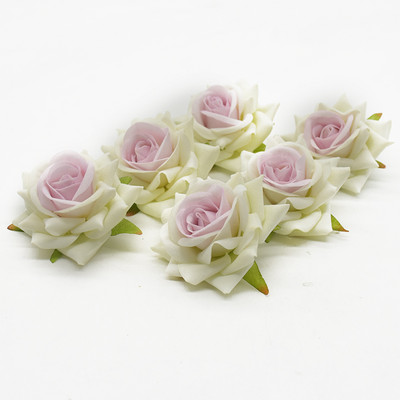 10 db Silk Roses Menyasszonyi Kiegészítők Tisztítás Művirágok Otthon Esküvői Dekoráció Barkácsolás Ajándékdoboz Fesztivál kellékek