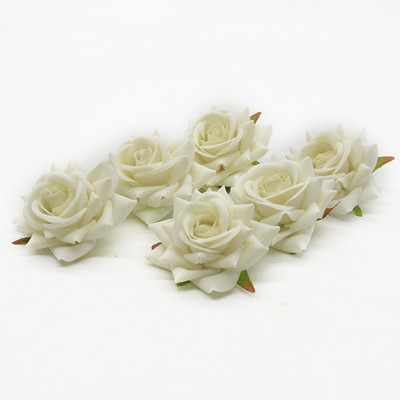 10 db Silk Roses Menyasszonyi Kiegészítők Tisztítás Művirágok Otthon Esküvői Dekoráció Barkácsolás Ajándékdoboz Fesztivál kellékek