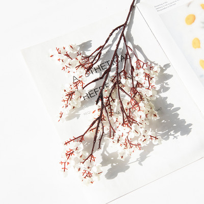 2 TK Kunsttaimed Pikk beebi hingeõhk jõulukaunistused Vaas kodupulmadeks Pruudifestivali peoks võltsplastist lilled