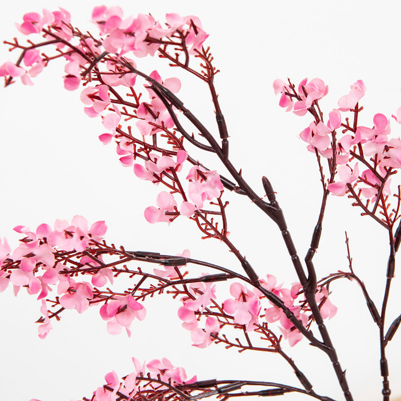 2 TK Kunsttaimed Pikk beebi hingeõhk jõulukaunistused Vaas kodupulmadeks Pruudifestivali peoks võltsplastist lilled