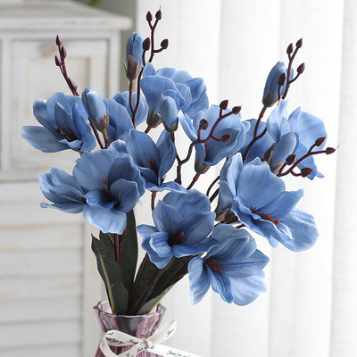 5 Forks 20 Heads Simulation Bouquet Magnolia Διακόσμηση σπιτιού Flower Photography Props Flower Wedding