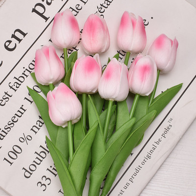 3/5/10PCS Tulips Artificial Flowers Real Touch Flowers Μπουκέτο με τουλίπα Διακόσμηση Ψεύτικες τουλίπες Λουλούδι για στολισμούς γάμου σπιτιού
