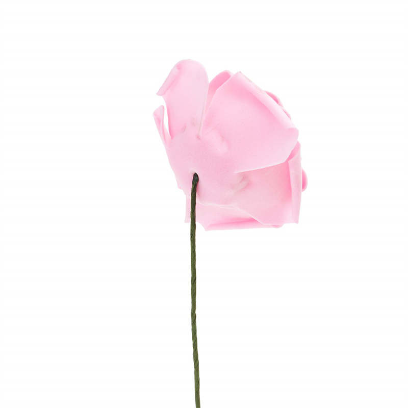 PE putplasčio rožės dirbtinės gėlės galva 7 cm netikros gėlės, skirtos „pasidaryk pats“ puokštėms nuotakos vestuvių vakarėliui dekoruoti iškarpų knygas