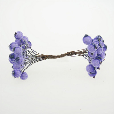 40 κεφάλια τεχνητά φρούτα από γυαλί μούρα Stamen Φτηνό ψεύτικο λουλούδι για διακόσμηση γάμου σπιτιού DIY στεφάνι Scrapbooking Craft δώρο