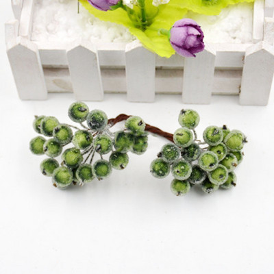 40 κεφάλια τεχνητά φρούτα από γυαλί μούρα Stamen Φτηνό ψεύτικο λουλούδι για διακόσμηση γάμου σπιτιού DIY στεφάνι Scrapbooking Craft δώρο