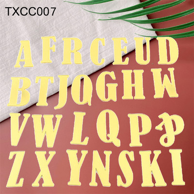 Decor acrilic pentru tort cu oglindă aurie La mulți ani, alfabet englezesc, număr roman, pentru petrecere de nuntă, pentru tort, cu steagul pentru cupcake