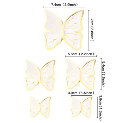 Roosad liblika tordikatted Palju õnne sünnipäevaks koogi kaunistus pulmade sünnipäevapeo jaoks Baby Shower magustoidu küpsetustarbed