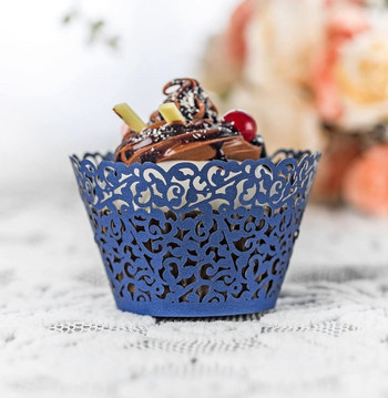 50 τμχ Χάρτινα περιτυλίγματα για cupcake Γαμήλια διακόσμηση τούρτας γενεθλίων Muffin Cupcake Χάρτινα κύπελλα Δίσκος κέικ Πασχαλινή διακόσμηση 2022