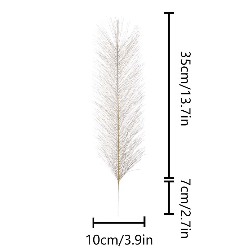 10/30Pcs Χνουδωτό Pampas Grass Τεχνητά Λουλούδια Διακόσμηση για Γάμο Boho Bouquet Party Διακόσμηση Βάζου Σπιτιού Ψεύτικο φυτό Reed Flower