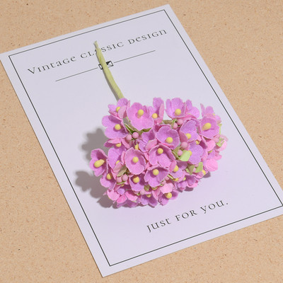 1 csomó\8db Mini papír rózsa hamis virág csokor esküvői dekoráció művirág barkácsolás Scrapbooking koszorú virágok