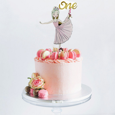 Flori colorate noi La mulți ani, Topper pentru tort, acrilic auriu, pentru petrecere de aniversare, decorare pentru desert pentru baby shower, consumabile de copt