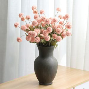 Buchet de flori artificiale cu 5 capete Minge de flori de păpădie de mătase Flori false DIY Home Decor de nuntă Cadouri de Ziua Îndrăgostiților