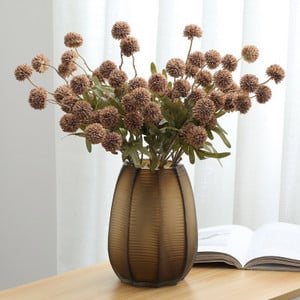 Buchet de flori artificiale cu 5 capete Minge de flori de păpădie de mătase Flori false DIY Home Decor de nuntă Cadouri de Ziua Îndrăgostiților