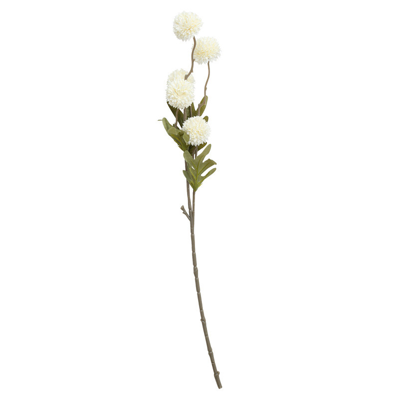Buchet de flori artificiale cu 5 capete Minge de flori de păpădie de mătase Flori false DIY Home Decor de nuntă Cadouri de Ziua Îndrăgostiților