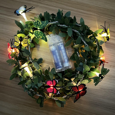 10/20 led-uri alb 1,5/3 metri șir de trandafiri cu lumini centru de masă pentru nuntă decorațiuni ghirlandă de trandafiri artificiale strălucitoare