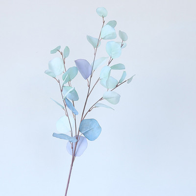 Rudens mākslīgais augs Mākslīgās lapas Eikalipta garie zari Kāzu mājas dekorēšana Zīda ziedi Viltus augi DIY sienu izkārtojums