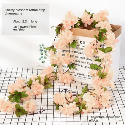 7 jalga 2 m lillepael Kunstlik Wisteria viinapuu vanik Taimed Lehestik Õues Kodu Järelill Võltslilled Rippseinakaunistused