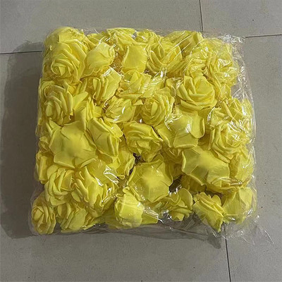 20/30/50 gab. 8CM mākslīgās PE putu rožu ziedi galvas līgavas pušķis zieds kāzu ballītei dekoratīvs albums, DIY zieds