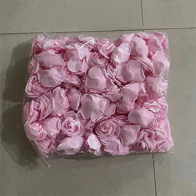 20/30/50 gab. 8CM mākslīgās PE putu rožu ziedi galvas līgavas pušķis zieds kāzu ballītei dekoratīvs albums, DIY zieds