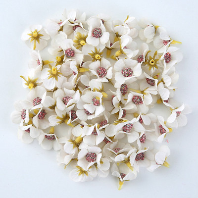 50/100 gab. Mākslīgās gerberas zīda ziedu galvas mājas dekors DIY vītnes kāzu ballīte ziedu sienas dekorēšana albuma vainagu rokdarbi