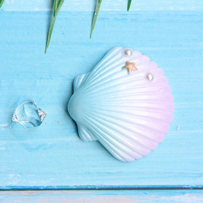 Decorat pentru tort cu scoici de mare, stea de mare, pentru petrecere de aniversare, pentru baby shower, pentru nunta, pentru tema petrecerii sub mare