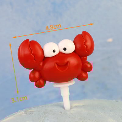 Decorat pentru tort cu scoici de mare, stea de mare, pentru petrecere de aniversare, pentru baby shower, pentru nunta, pentru tema petrecerii sub mare