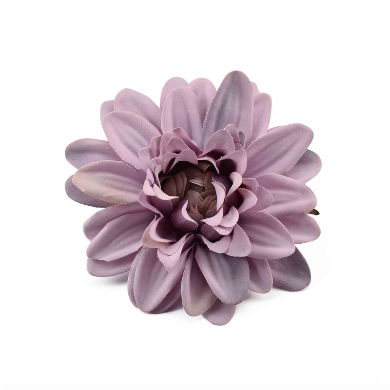 6db Dahlia mesterséges selyem virágfejek esküvői dekorációhoz Rózsa barkács koszorús ajándékdoboz Scrapbooking kézműves hamis virágfej