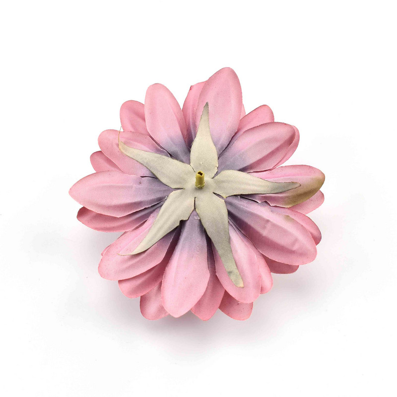 6db Dahlia mesterséges selyem virágfejek esküvői dekorációhoz Rózsa barkács koszorús ajándékdoboz Scrapbooking kézműves hamis virágfej