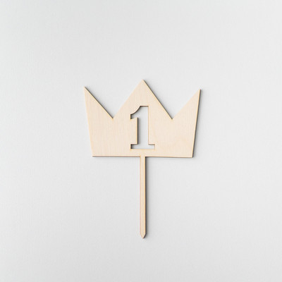 One First Birthday Cake Topper DIY Baking Supplies Wood Letter Εργαλεία διακόσμησης τούρτας Επιδόρπιο Διακόσμηση πάρτι Μπομπονιέρα γενεθλίων