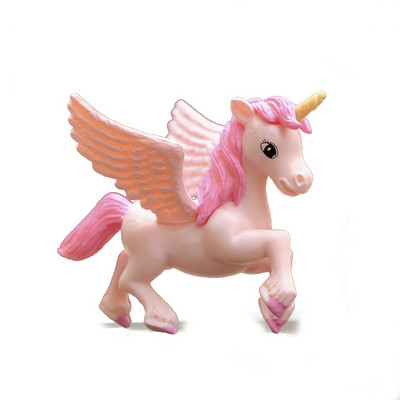 Ükssarviku koogitops Miniatuurne Pegasuse vikerkaarekuju, naine, inglitiivad, sünnipäeva pulmakoogi kaunistus