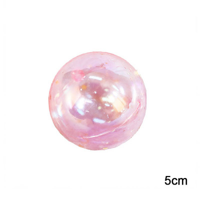 3/4/5 buc Bubble Balls Cake Topper Transparente, Colorate, Din Plastic, Decor Tort, Crăciun, Nunta, Zile de Naștere, Ornamente pentru Coacere
