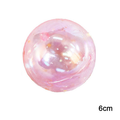 3/4/5 buc Bubble Balls Cake Topper Transparente, Colorate, Din Plastic, Decor Tort, Crăciun, Nunta, Zile de Naștere, Ornamente pentru Coacere