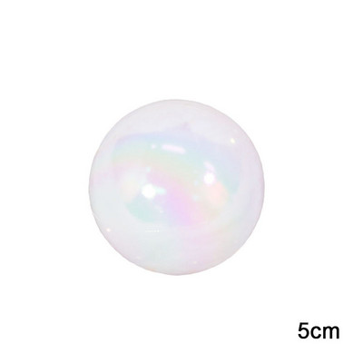 3/4/5 buc Bubble Balls Cake Topper Transparente, Colorate, Din Plastic, Decor Tort, Crăciun, Nunta, Zile de Naștere, Ornamente pentru Coacere