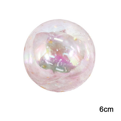 3/4/5 buc Bubble Balls Cake Topper Transparente, Colorate, Din Plastic, Decor Tort, Crăciun, Nunta, Zile de Naștere, Ornamente pentru Coacere