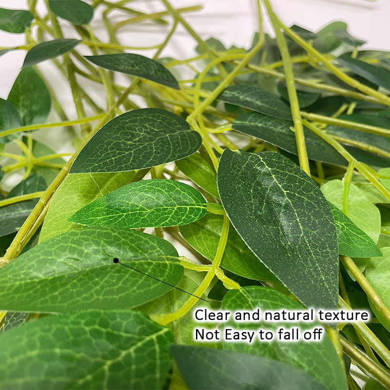 Netikros Visterija dirbtinės gėlės vynmedžio gebenės lapų girlianda, skirta vestuvių arkai gėlių dekoravimui namų sienos augalas gėlių dekoras 110 cm Wisteria