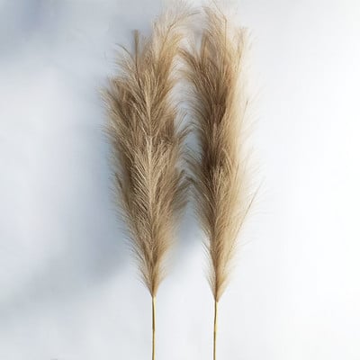100CM umjetna pampas trava, visoka pahuljasta umjetna pampas trava, trske za vjenčanje, kućni boho dekor, spavaća soba, stol, cvijeće, dekoracija