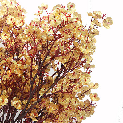 Fehér művirágok cseresznyevirágok gypsophila hamis növények barkácsolás esküvői csokor vázák otthoni dekorációhoz Faux karácsonyi ág