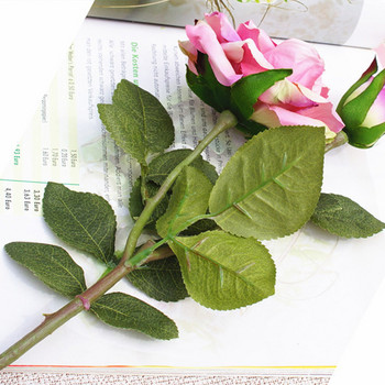 красива роза изкуствени копринени цветя голям ретро домашен декор фалшива бяла изкуствена роза изкуствени цветя ретро сватбена украса