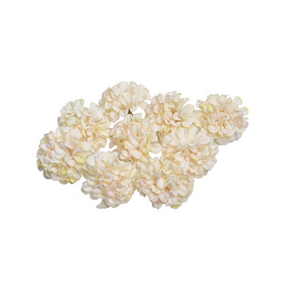 10 buc/lot cap de hortensie de mătase pentru decorare pentru petrecere de nuntă, bricolaj, coroană, cutie de cadou, album de albume, artizanat, flori artificiale ieftine