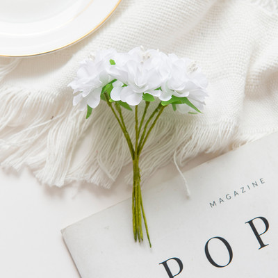 18GAB Mākslīgie Ziedi Pušķis Pušķis Kāzu ballīte Ziemassvētku rotājumi Mājas rokām darināts vainags Dāvana albums Amatniecība viltots augs