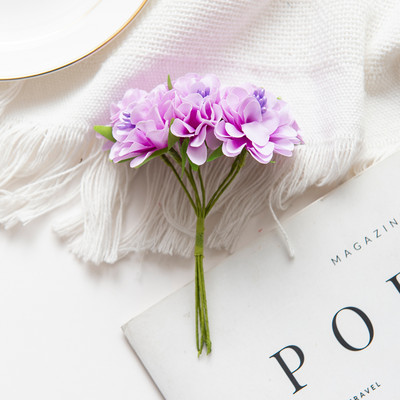 18GAB Mākslīgie Ziedi Pušķis Pušķis Kāzu ballīte Ziemassvētku rotājumi Mājas rokām darināts vainags Dāvana albums Amatniecība viltots augs