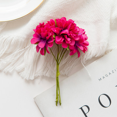 18GAB Mākslīgie Ziedi Pušķis Pušķis Kāzu ballīte Ziemassvētku rotājumi Mājas rokām darināts vainags Dāvana albums Amatniecība viltots augs