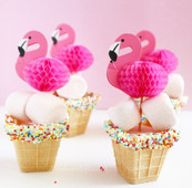 1 set Flamingo Cake Cupcake Topper Ziua Nașterii Nunta Decoratiuni Tort Flamingo Topper Hawaii Beach Decor Party